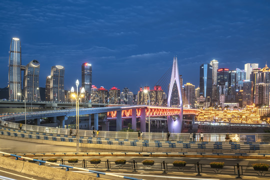 重庆城市景观夜景