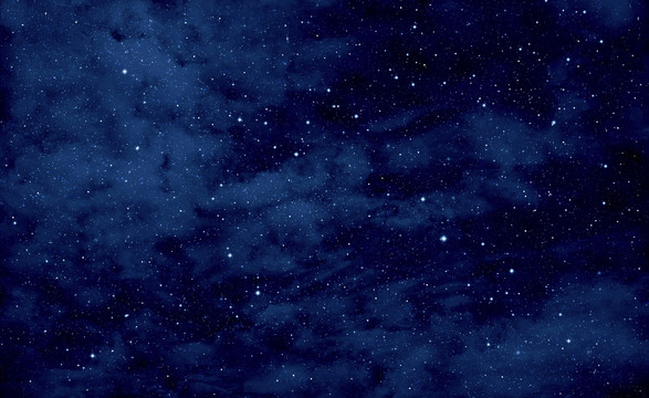 深藍色星空