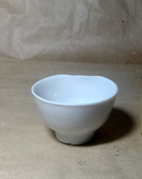 瓷器收藏德化窑白瓷素杯