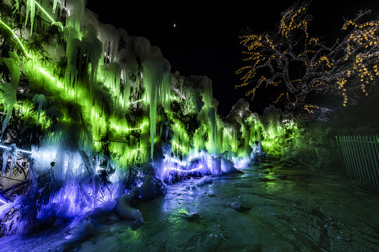 中国长春冰雪新天地夜景