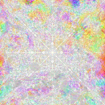 藍色幾何地毯