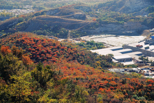 北京北宫森林公园秋景