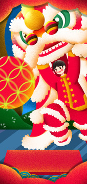新年手繪春節(jié)