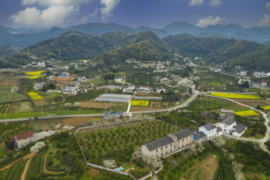 宜昌架锅山村花果山风光