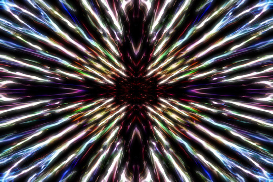 彩色幻彩抽象畫