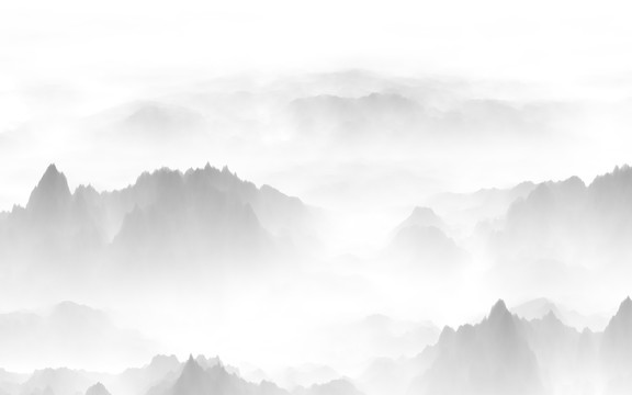 水墨山水畫