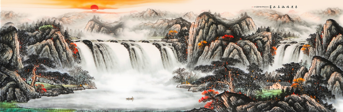 聚寶盆風(fēng)水畫