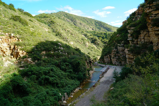 天津蓟州车神架风景区蓟州大峡谷