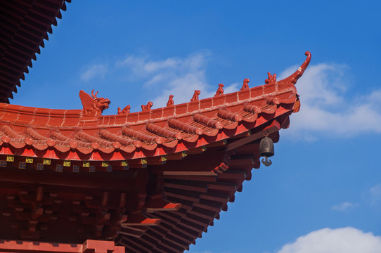 中式传统建筑屋顶脊兽