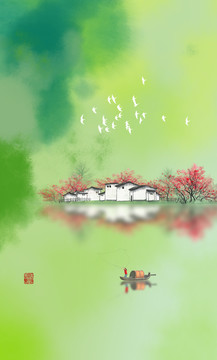 中式山水畫