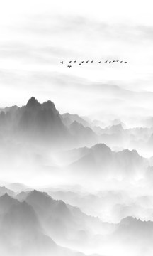 水墨山水畫
