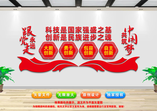 科技強國展板
