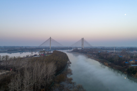 江苏淮安京杭大运河五河口大桥