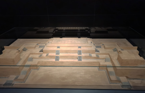 唐大明宫含元殿遗址模型