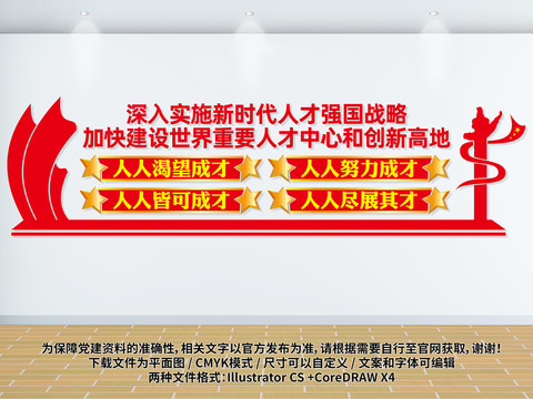 人才強國宣傳標語