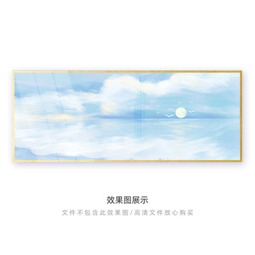 裝飾畫日出系列7