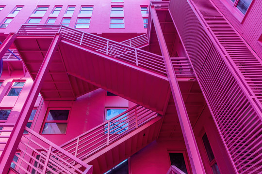 粉色建筑