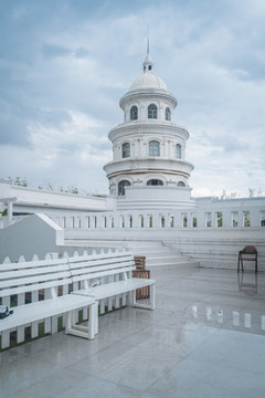 广州地标建筑白色城堡