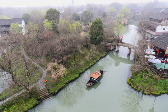 杭州西溪湿地河渚街