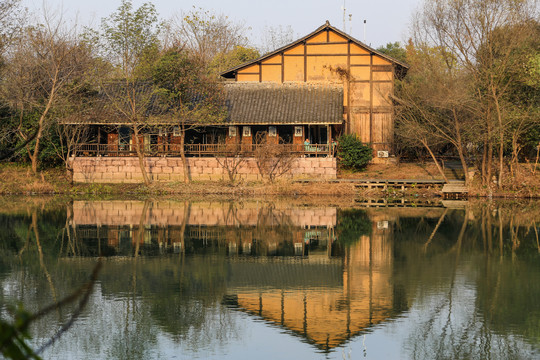 杭州西溪湿地河渚街