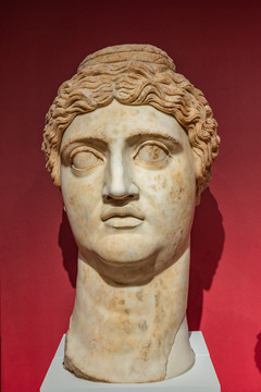 福斯蒂娜一世巨像头部雕塑