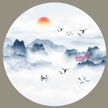 山水圖