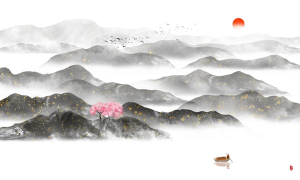 抽象山水畫