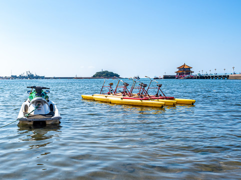 青岛八大关海边风光