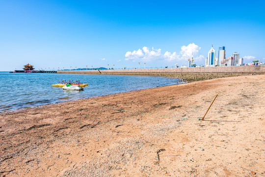 青岛八大关海边风光