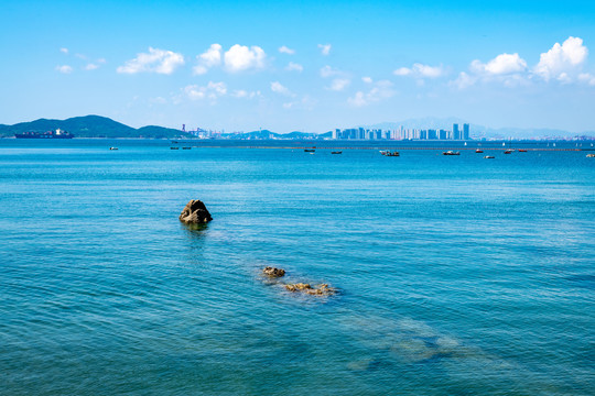 青岛八大关海边风光