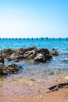 青岛八大关海岸自然风光