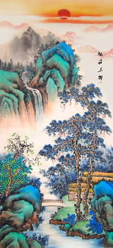 豎幅國畫