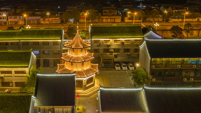 淮安古城夜景