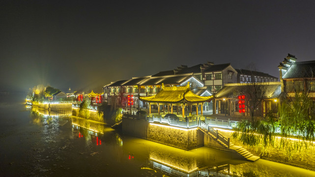 盐城东台安丰古镇夜景