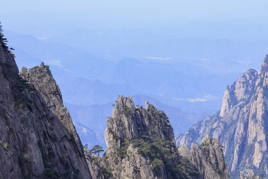 黄山奇峰怪石