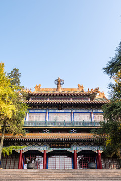 中国南京中山陵的孙中山纪念馆