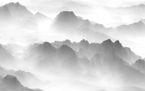 水墨山水畫