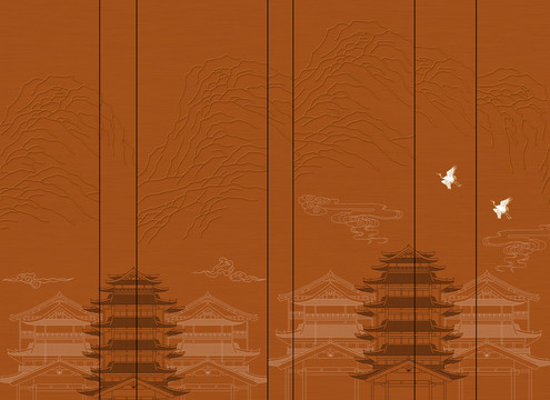 意境山水閣樓