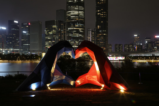 深圳人才公园夜景