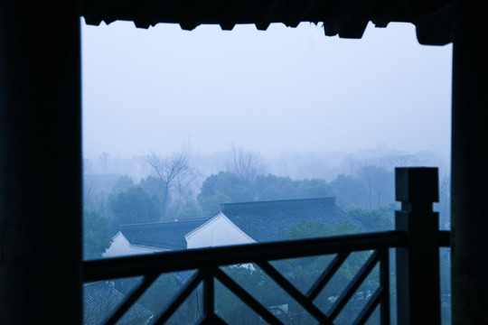 烟雨西溪湿地