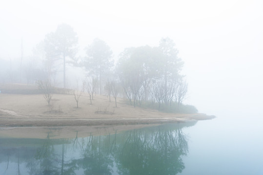 唯美湖景