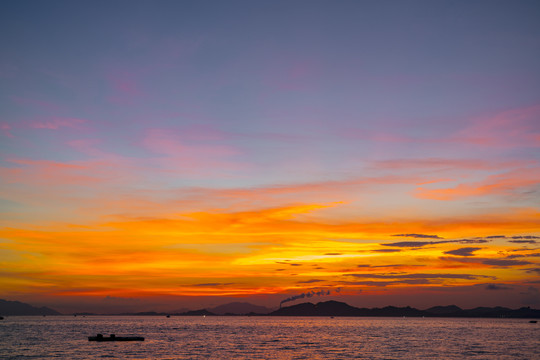 海边晚霞