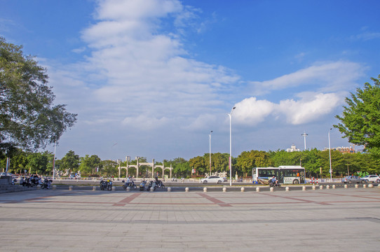 泉州石笋公园广场风景