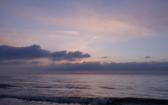 青海湖夕阳落日