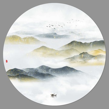 新中式山水畫(huà)