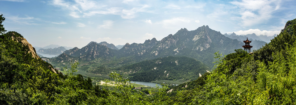 昆嵛山神清观全景图