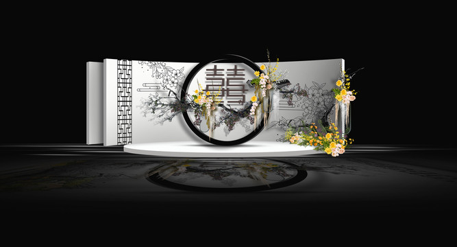 新中式婚禮迎賓區(qū)