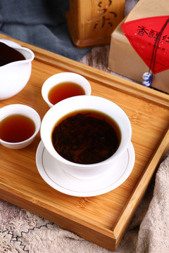 武夷山岩茶茶汤