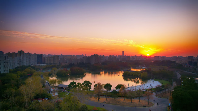 大宁灵石公园全景