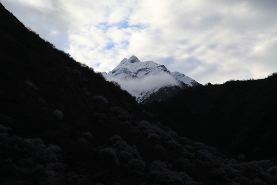 雪山一角